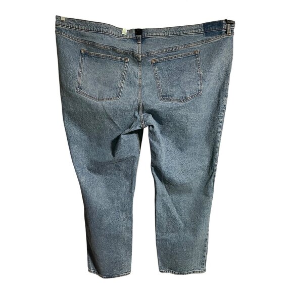 Abercrombie & Fitch Womens Mid Rise Straight Jeans Plus Size 24 Short - Picture 2 of 8